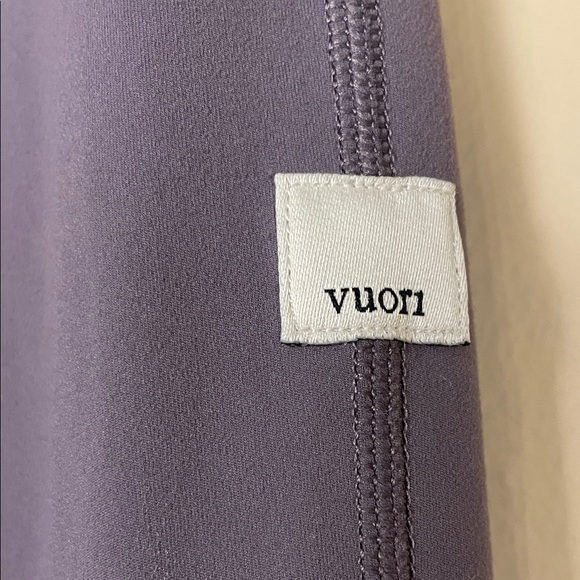 Vuori Women’s Daily Legging Purple Gray Tie Waist Athletic Gym Workout - Picture 4 of 7